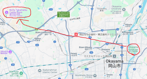 岡山城から備中高松城.png